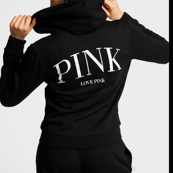 PINK Victoria Secret Hoodie & Joggers SZ Medium EUC - Picture 4 of 5